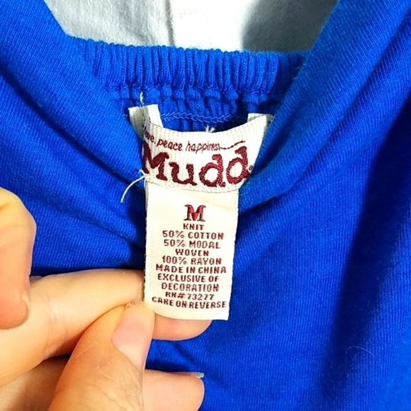 Mudd Babydoll Maxi Dress M Coastal Coquette Y2K Striped Royal Blue Sweetheart - Picture 8 of 9